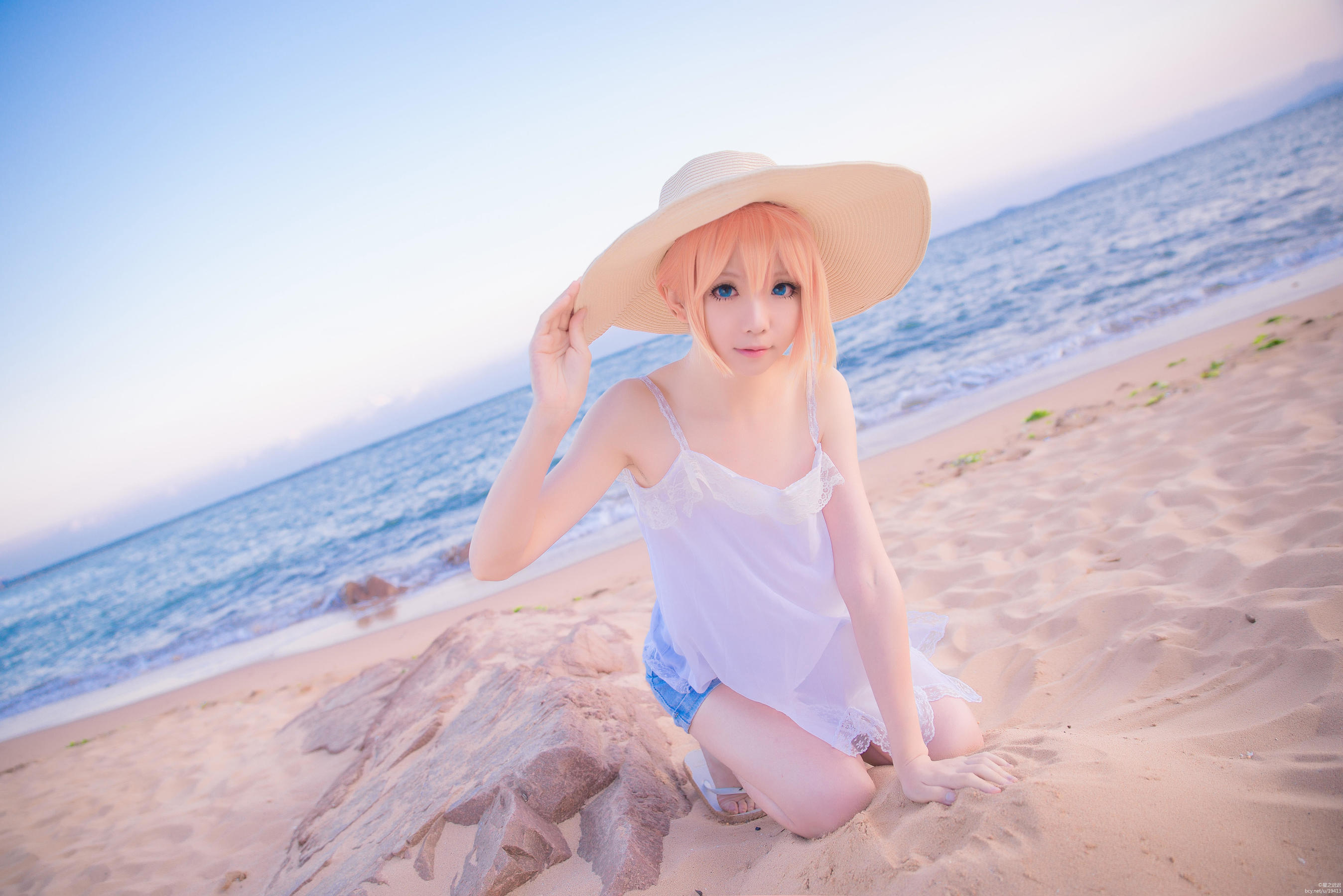 [网红Coser]星之迟迟《刀剑乱舞COS乱藤四郎》写真集插图5